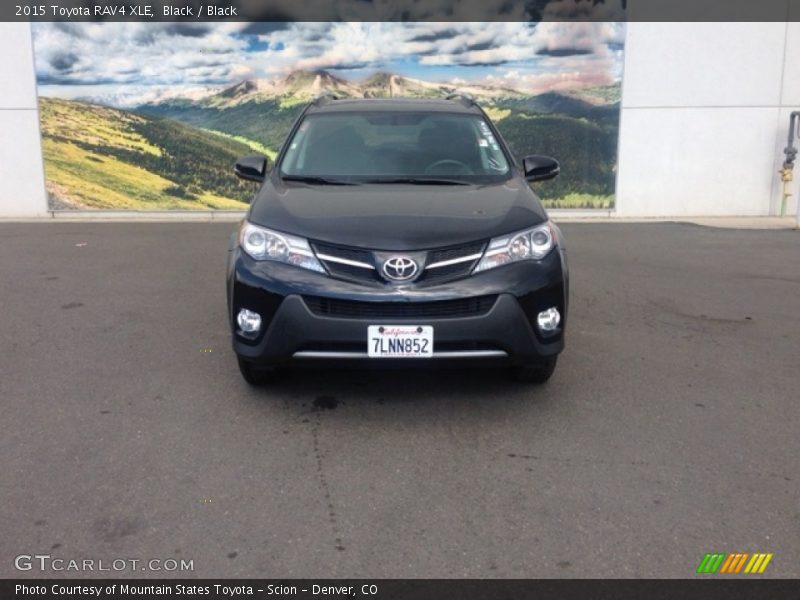 Black / Black 2015 Toyota RAV4 XLE