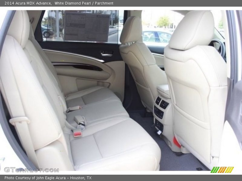 White Diamond Pearl / Parchment 2014 Acura MDX Advance