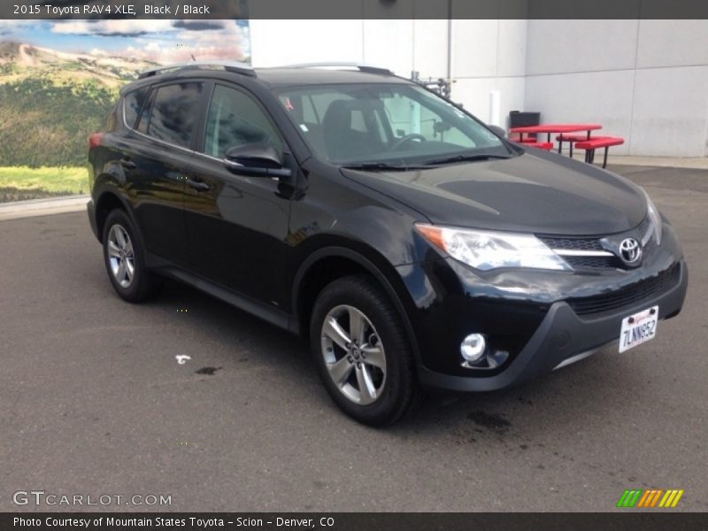Black / Black 2015 Toyota RAV4 XLE