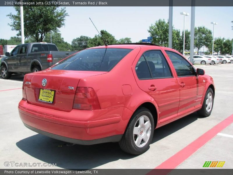 Tornado Red / Black 2002 Volkswagen Jetta GLS TDI Sedan