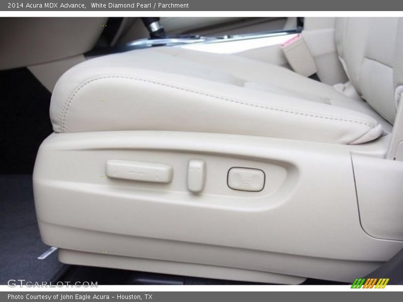 White Diamond Pearl / Parchment 2014 Acura MDX Advance