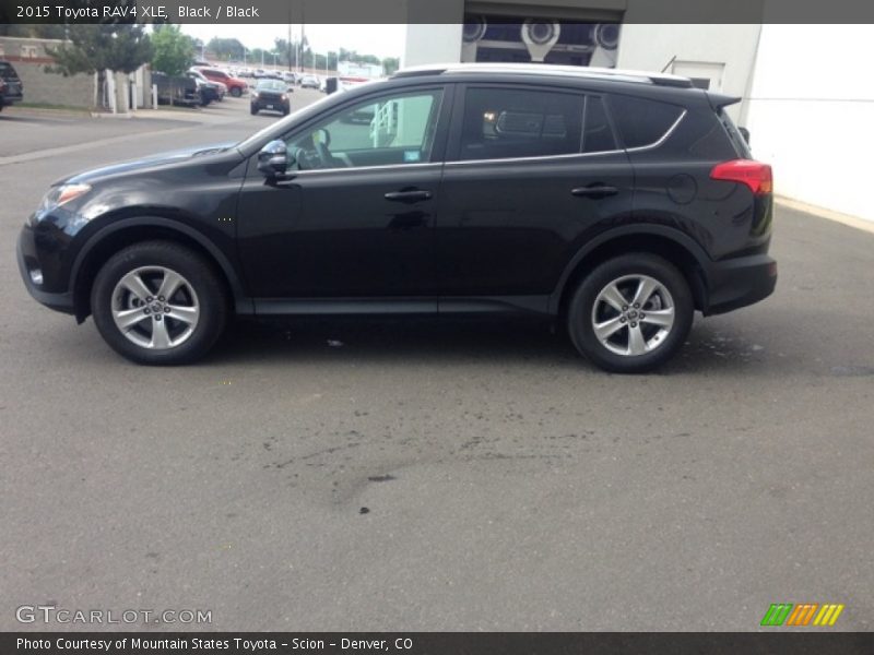 Black / Black 2015 Toyota RAV4 XLE