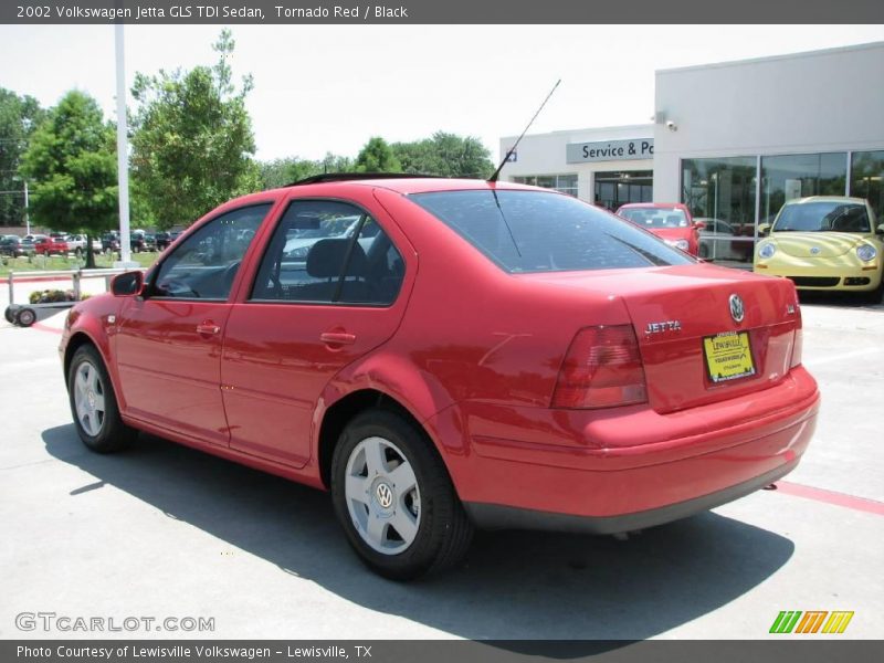 Tornado Red / Black 2002 Volkswagen Jetta GLS TDI Sedan