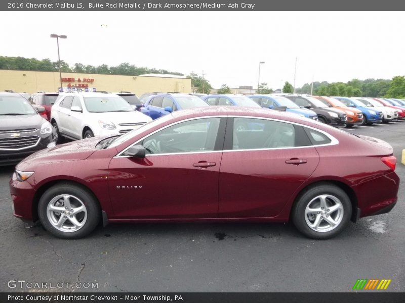 Butte Red Metallic / Dark Atmosphere/Medium Ash Gray 2016 Chevrolet Malibu LS