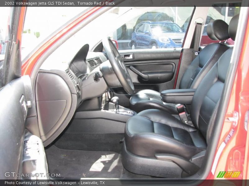 Tornado Red / Black 2002 Volkswagen Jetta GLS TDI Sedan