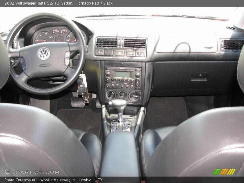 Tornado Red / Black 2002 Volkswagen Jetta GLS TDI Sedan