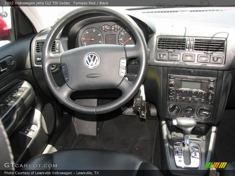 Tornado Red / Black 2002 Volkswagen Jetta GLS TDI Sedan