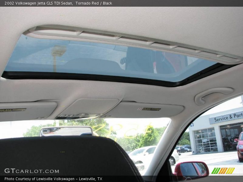Tornado Red / Black 2002 Volkswagen Jetta GLS TDI Sedan