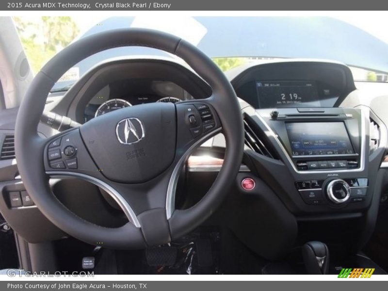 Crystal Black Pearl / Ebony 2015 Acura MDX Technology
