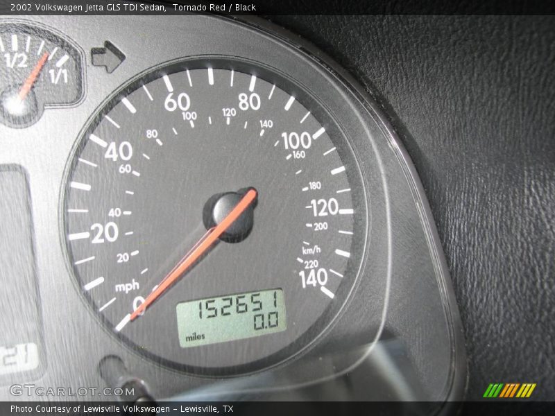 Tornado Red / Black 2002 Volkswagen Jetta GLS TDI Sedan
