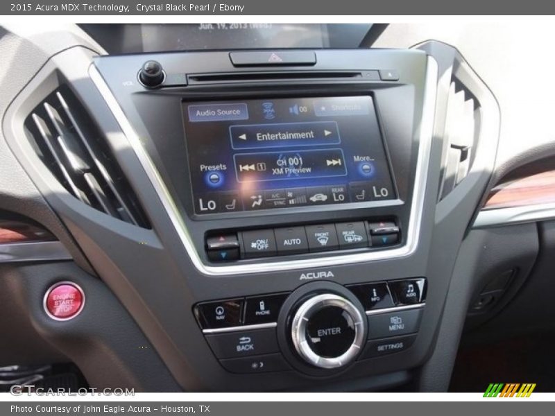 Crystal Black Pearl / Ebony 2015 Acura MDX Technology