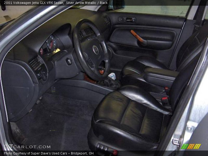 Silver Arrow Metallic / Black 2001 Volkswagen Jetta GLX VR6 Sedan