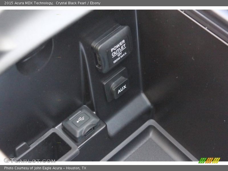 Crystal Black Pearl / Ebony 2015 Acura MDX Technology