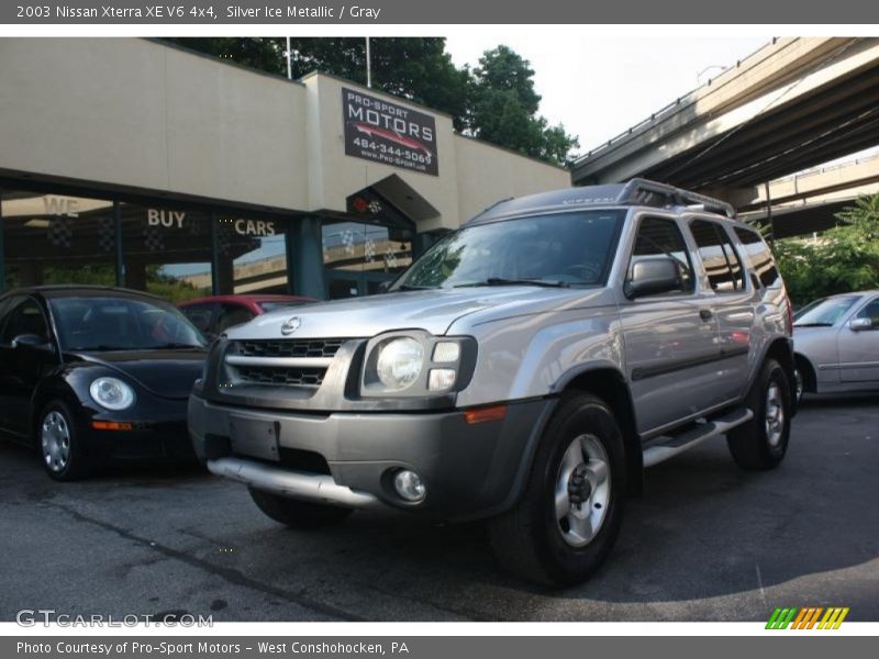 Silver Ice Metallic / Gray 2003 Nissan Xterra XE V6 4x4