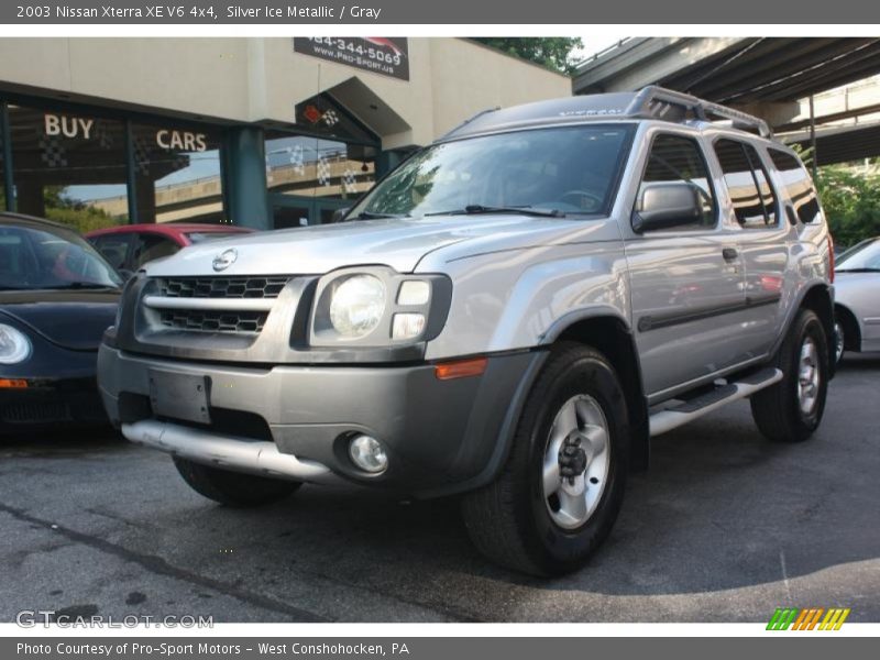 Silver Ice Metallic / Gray 2003 Nissan Xterra XE V6 4x4