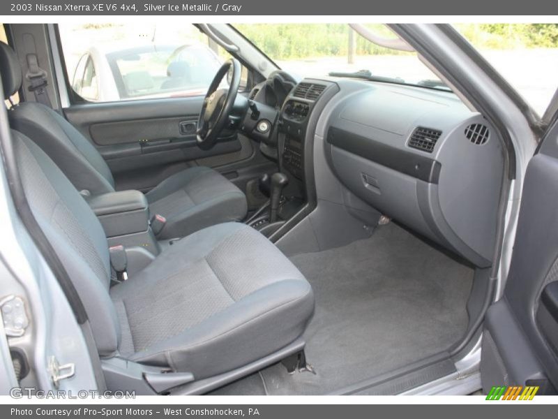 Silver Ice Metallic / Gray 2003 Nissan Xterra XE V6 4x4