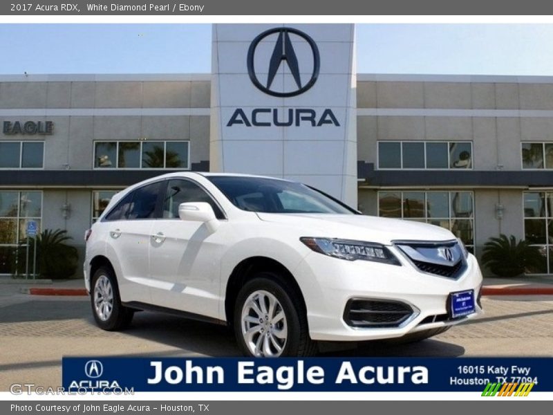 White Diamond Pearl / Ebony 2017 Acura RDX