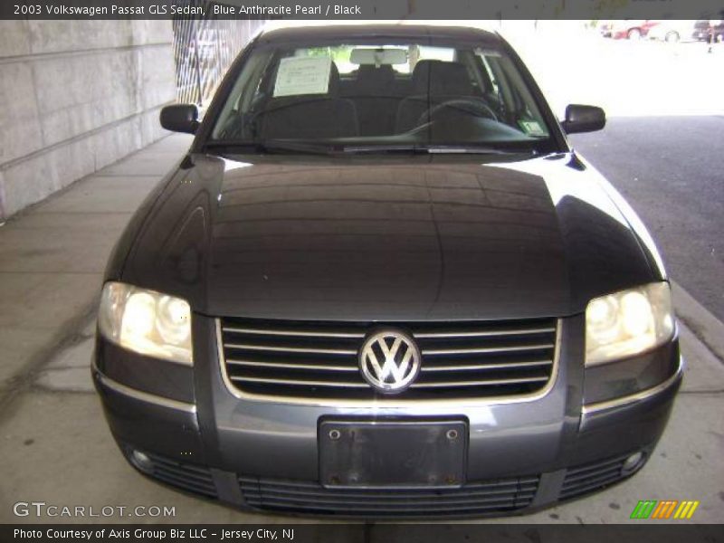 Blue Anthracite Pearl / Black 2003 Volkswagen Passat GLS Sedan