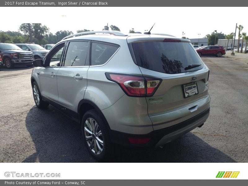 Ingot Silver / Charcoal Black 2017 Ford Escape Titanium