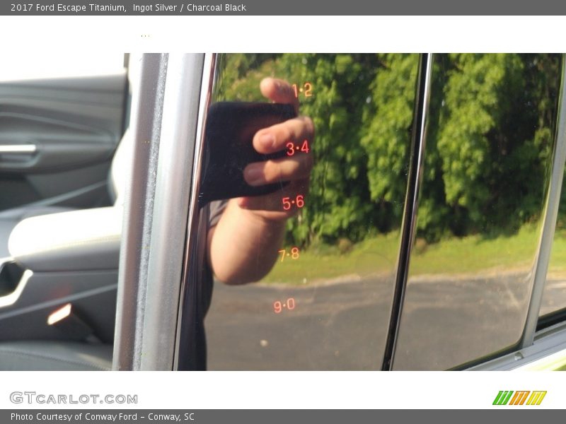 Ingot Silver / Charcoal Black 2017 Ford Escape Titanium