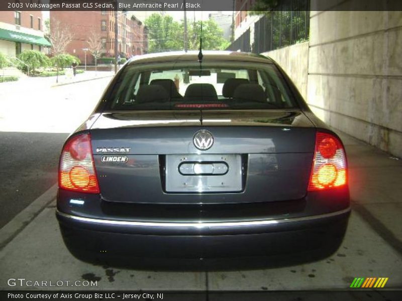 Blue Anthracite Pearl / Black 2003 Volkswagen Passat GLS Sedan