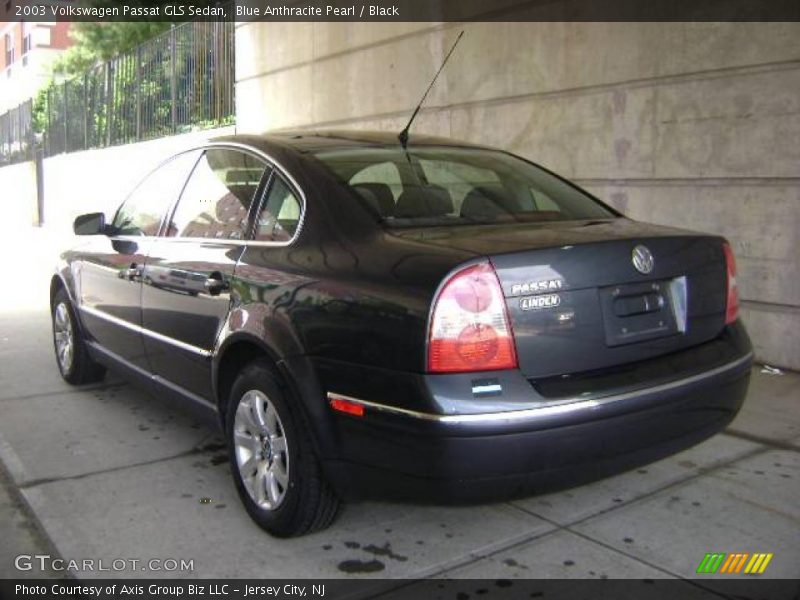 Blue Anthracite Pearl / Black 2003 Volkswagen Passat GLS Sedan