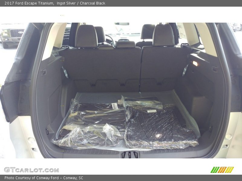 Ingot Silver / Charcoal Black 2017 Ford Escape Titanium