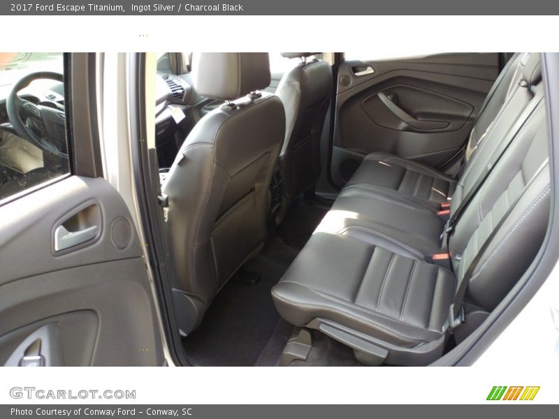 Ingot Silver / Charcoal Black 2017 Ford Escape Titanium