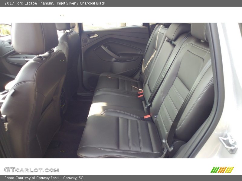 Ingot Silver / Charcoal Black 2017 Ford Escape Titanium