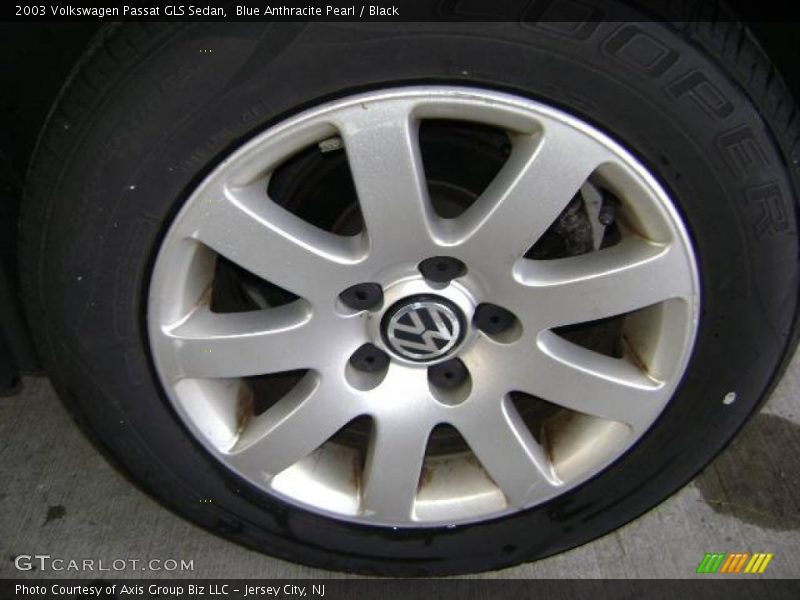 Blue Anthracite Pearl / Black 2003 Volkswagen Passat GLS Sedan