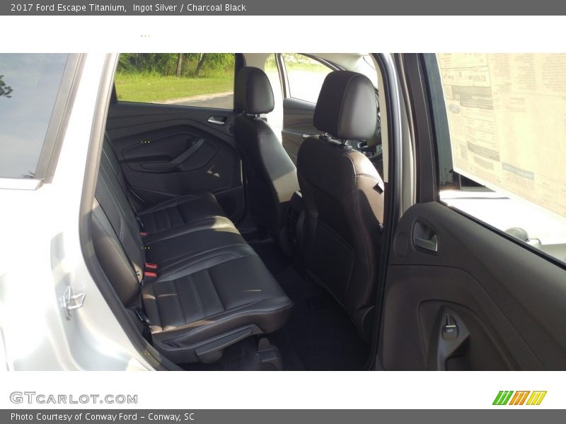 Ingot Silver / Charcoal Black 2017 Ford Escape Titanium