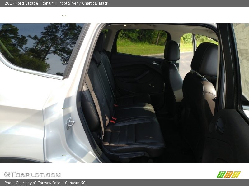 Ingot Silver / Charcoal Black 2017 Ford Escape Titanium