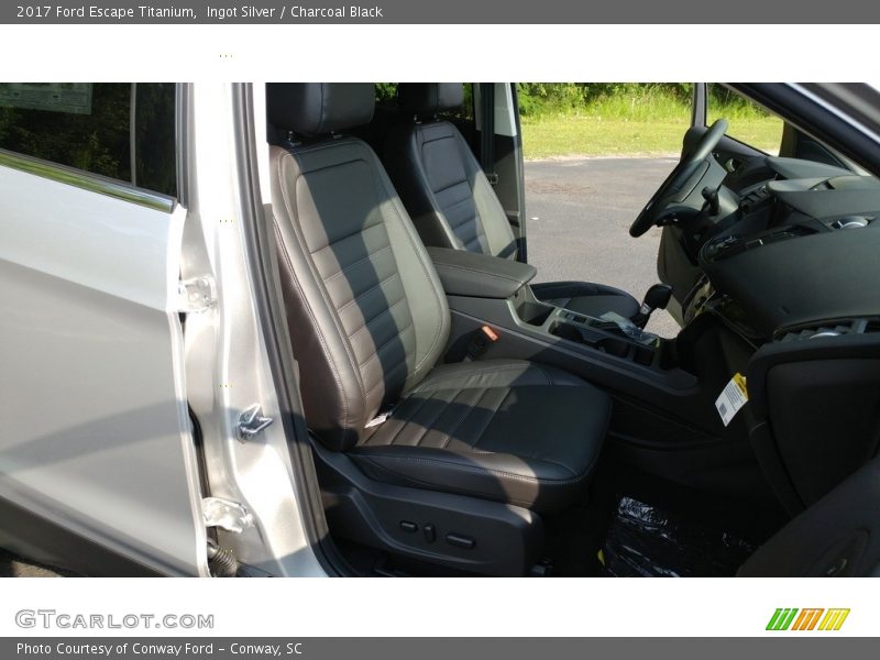 Ingot Silver / Charcoal Black 2017 Ford Escape Titanium