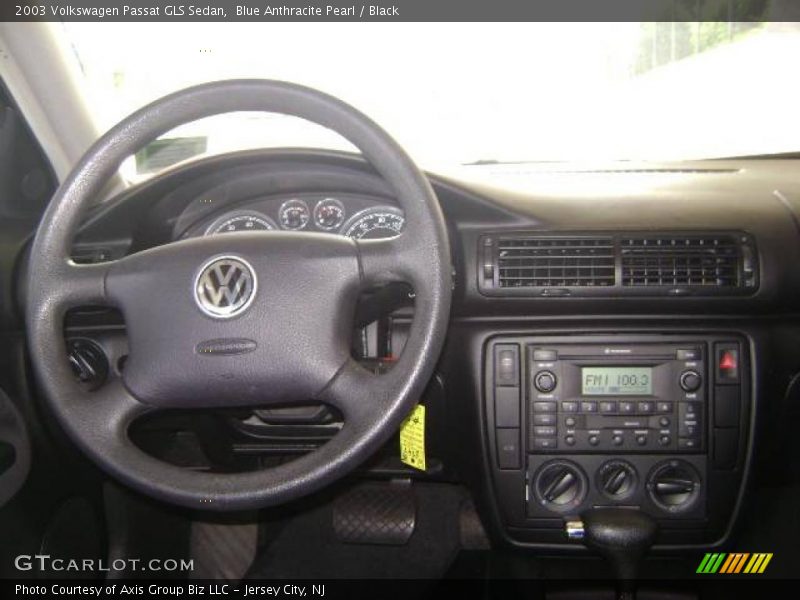 Blue Anthracite Pearl / Black 2003 Volkswagen Passat GLS Sedan