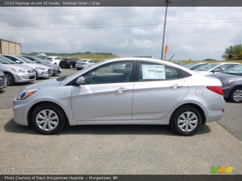 Ironman Silver / Gray 2016 Hyundai Accent SE Sedan
