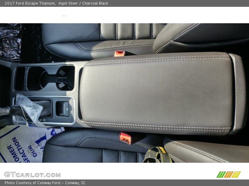 Ingot Silver / Charcoal Black 2017 Ford Escape Titanium