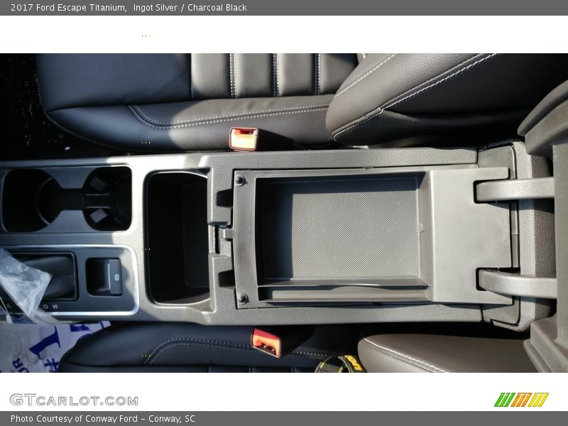 Ingot Silver / Charcoal Black 2017 Ford Escape Titanium