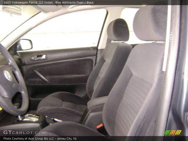 Blue Anthracite Pearl / Black 2003 Volkswagen Passat GLS Sedan