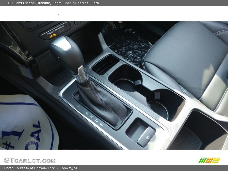 Ingot Silver / Charcoal Black 2017 Ford Escape Titanium