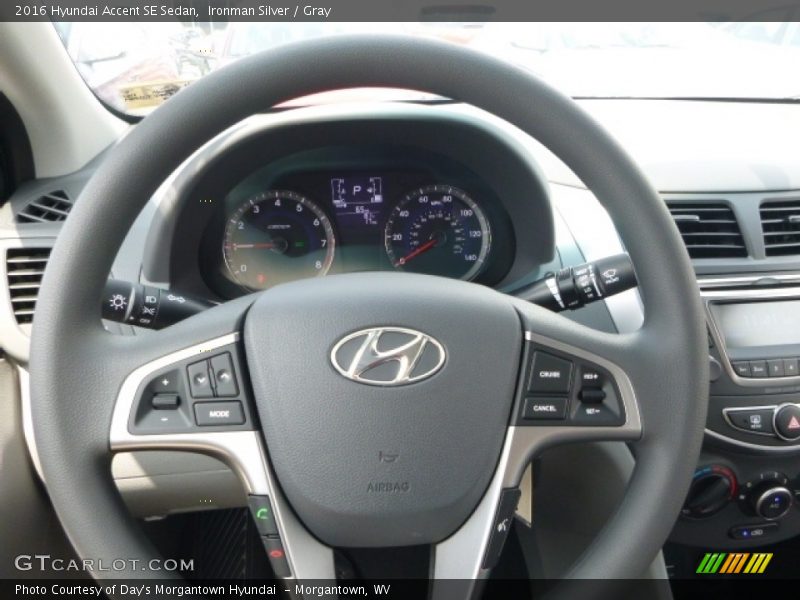 Ironman Silver / Gray 2016 Hyundai Accent SE Sedan