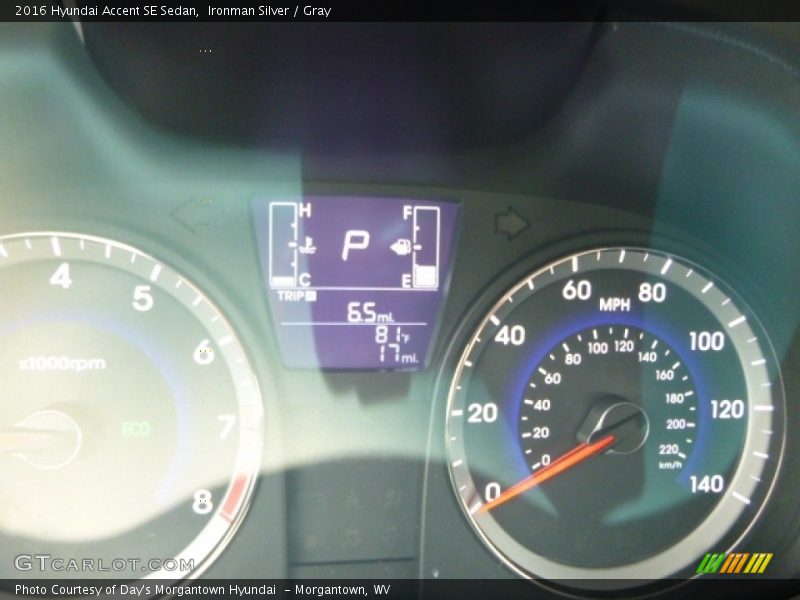 Ironman Silver / Gray 2016 Hyundai Accent SE Sedan