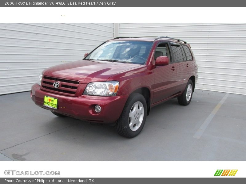 Salsa Red Pearl / Ash Gray 2006 Toyota Highlander V6 4WD