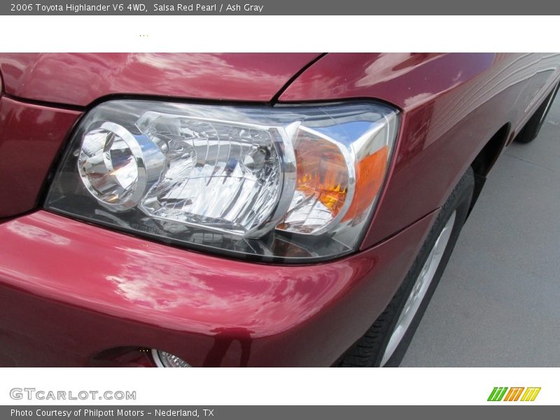 Salsa Red Pearl / Ash Gray 2006 Toyota Highlander V6 4WD