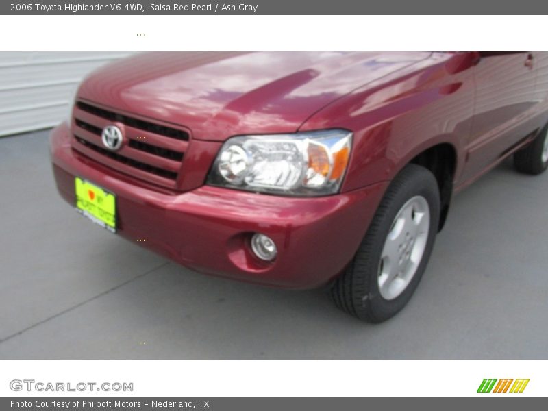 Salsa Red Pearl / Ash Gray 2006 Toyota Highlander V6 4WD