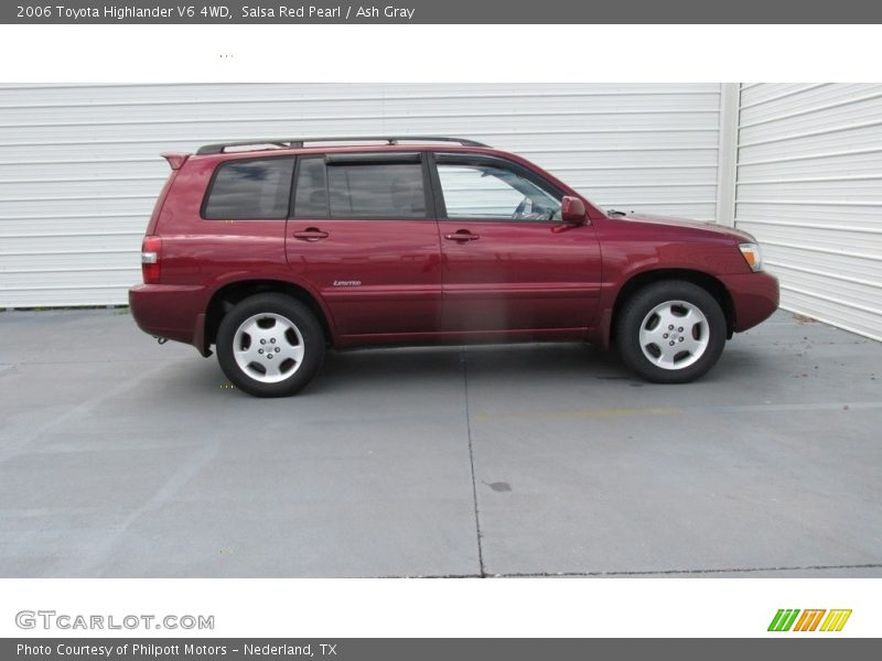Salsa Red Pearl / Ash Gray 2006 Toyota Highlander V6 4WD