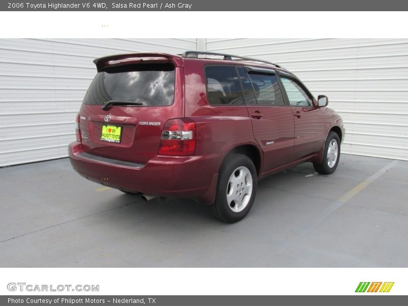 Salsa Red Pearl / Ash Gray 2006 Toyota Highlander V6 4WD