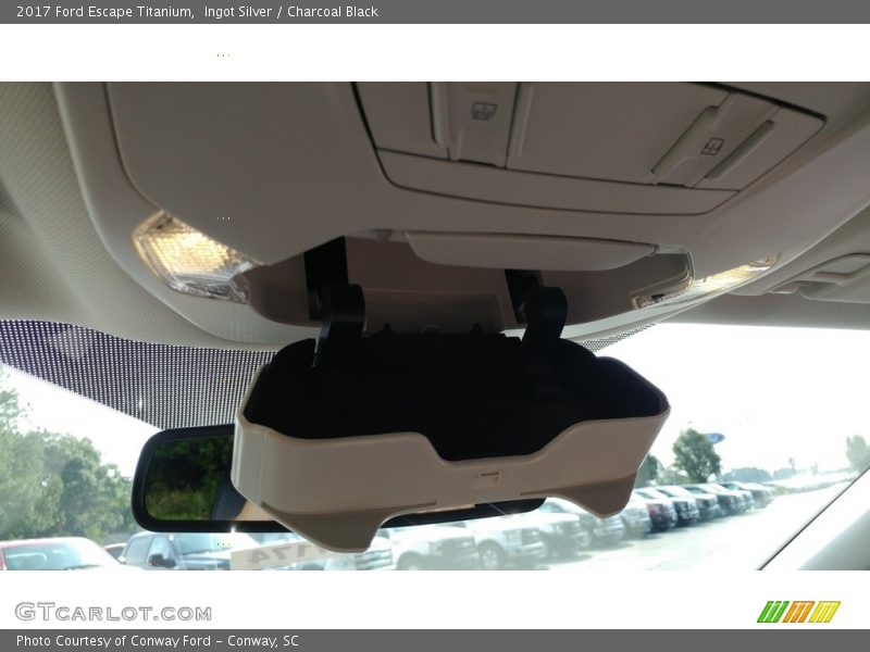 Ingot Silver / Charcoal Black 2017 Ford Escape Titanium