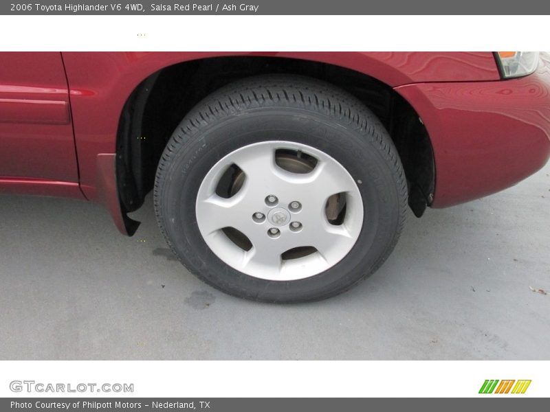 Salsa Red Pearl / Ash Gray 2006 Toyota Highlander V6 4WD