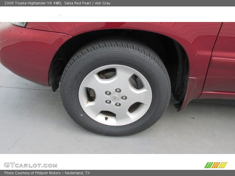 Salsa Red Pearl / Ash Gray 2006 Toyota Highlander V6 4WD