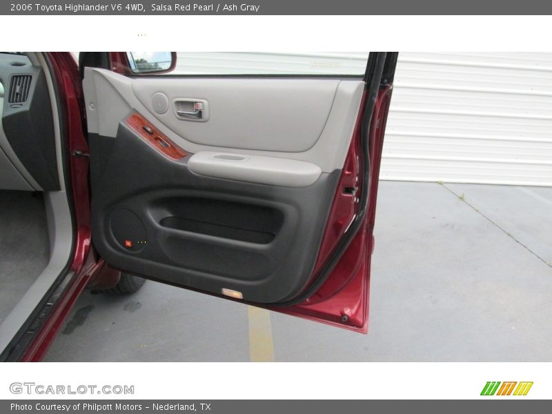 Salsa Red Pearl / Ash Gray 2006 Toyota Highlander V6 4WD